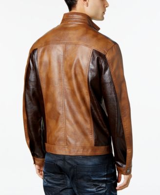 red leather jacket macys