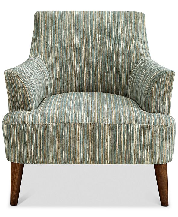 Furniture Lidia Fabric Accent Chair, Created for Macy's & Reviews Chairs Furniture Macy's
