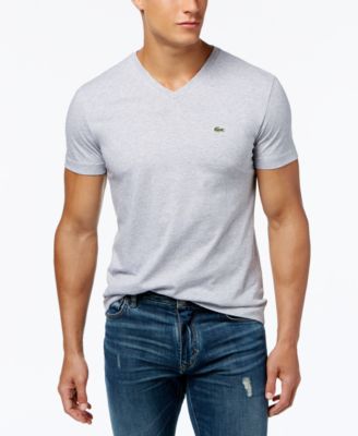 Lacoste Men's V-Neck T-shirt \u0026 Reviews 