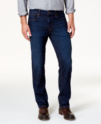 dark blue stretch jeans