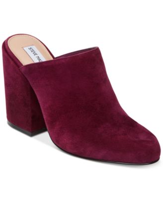 steve madden block heel mules