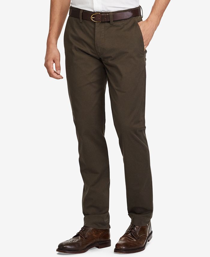 Polo Ralph Lauren Men's Stretch Straight Fit Bedford Chino Pants ...