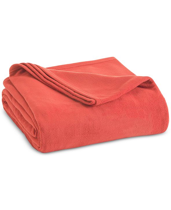 Vellux Brushed Microfleece Twin Blanket & Reviews Blankets & Throws