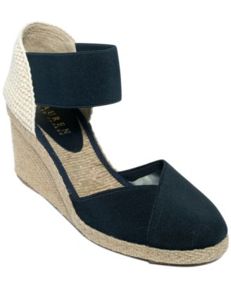 ralph lauren women's charla wedge sandal