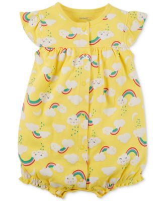 girls rainbow romper