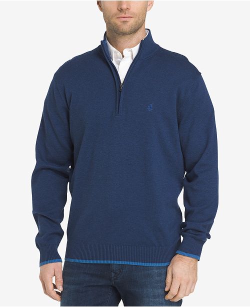 Izod Men S Quarter Zip Sweater Reviews Sweaters Men Macy S