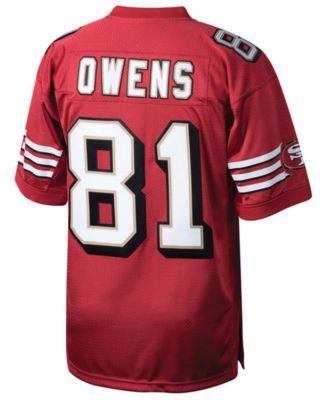 49ers terrell owens jersey