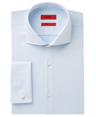 light blue french cuff dress shirt