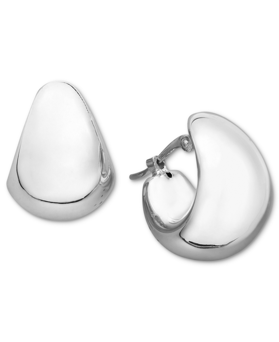14k White Gold Earrings, Small Hoop   Earrings   Jewelry & Watches