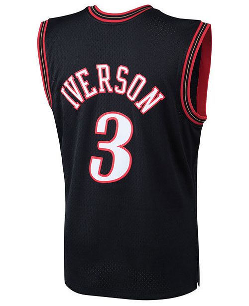Mitchell Ness Men S Allen Iverson Philadelphia 76ers Hardwood Classic Swingman Jersey Reviews Sports Fan Shop By Lids Men Macy S