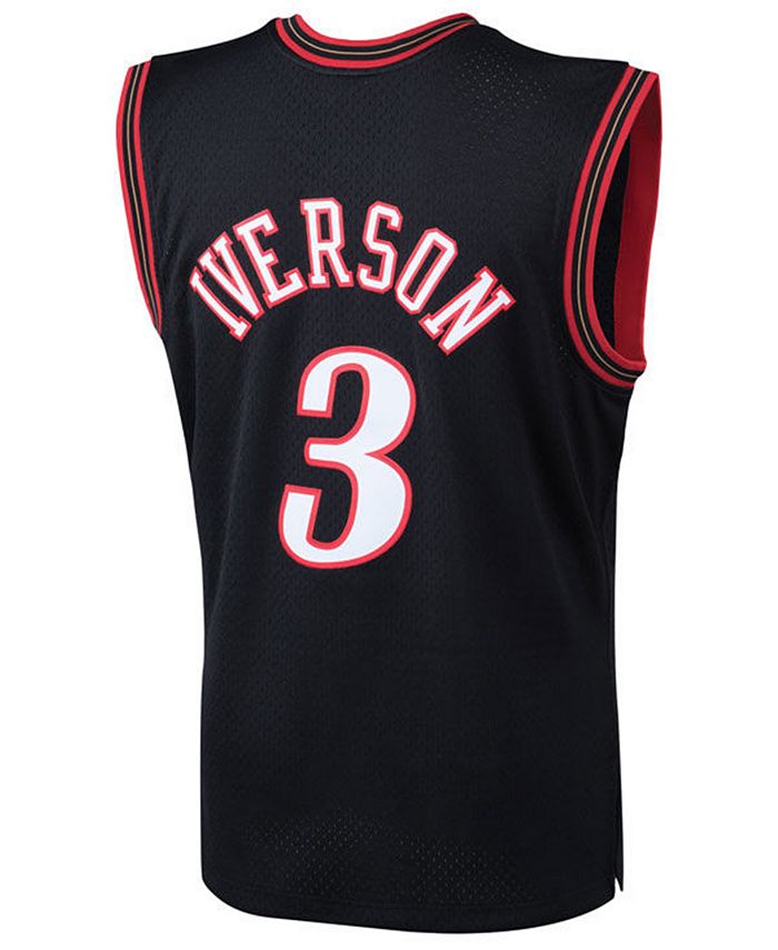 Mitchell Ness Men S Allen Iverson Philadelphia 76ers Hardwood Classic Swingman Jersey Reviews Sports Fan Shop By Lids Men Macy S