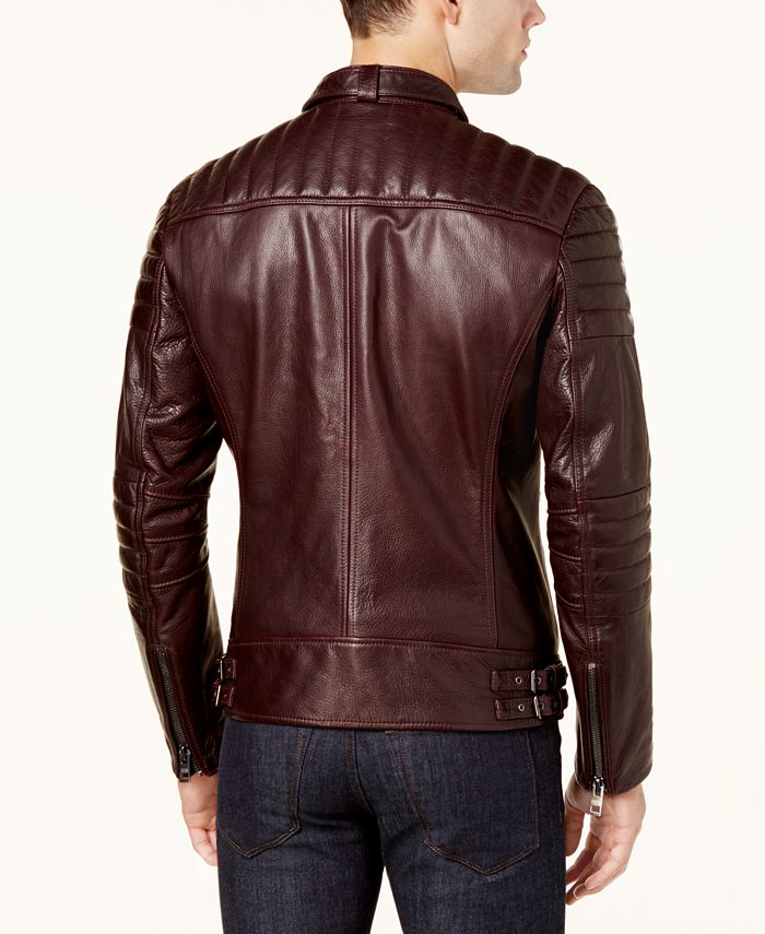 Hugo Boss Men's Leather Jacket & Reviews Coats & Jackets Men Macy's
