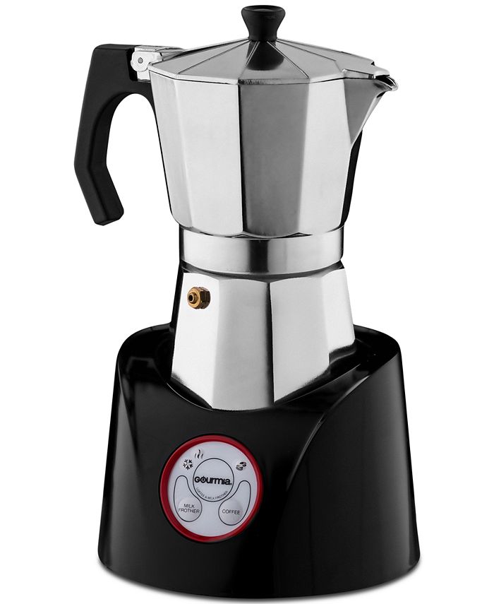 Gourmia GMF255 Moka Magic Espresso Coffee Pot & Milk Frother & Reviews