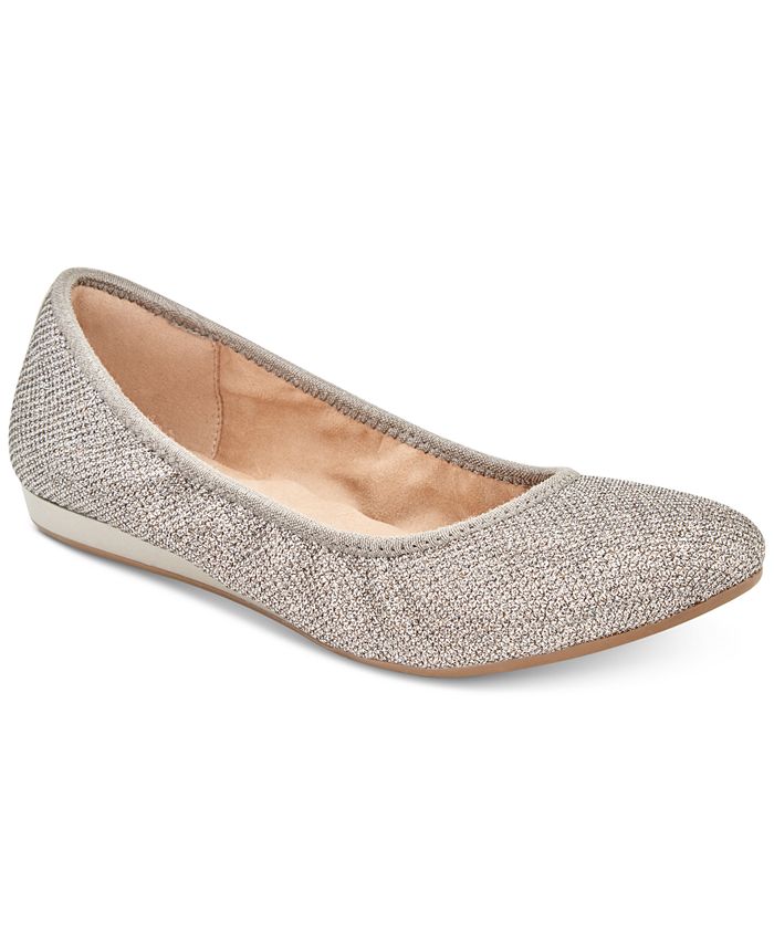 bandolino elastic trim ballet flats