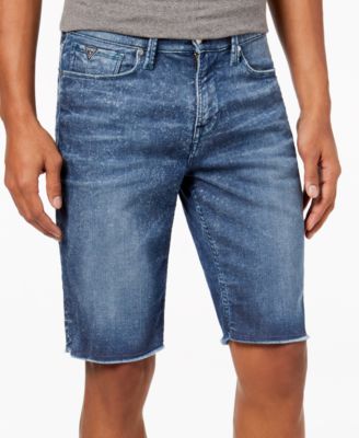guess jean shorts mens
