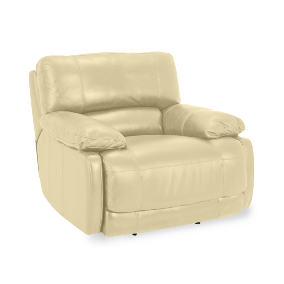 Nina Leather Recliner Chair, Power Motion