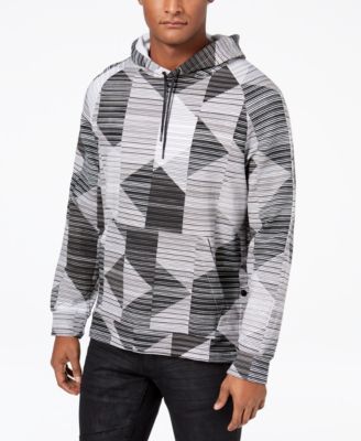 geo print hoodie