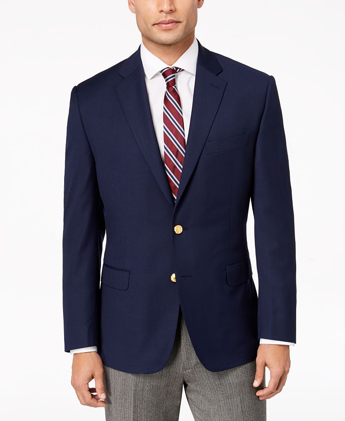 Lauren Ralph Lauren Men S Classic Fit Ultra Tech Solid 10 Pocket Blazer Reviews Blazers Sport Coats Men Macy S Mens chaps ralph lauren black italian cashmere blend full length overcoat 46 l. men s classic fit ultra tech solid 10 pocket blazer