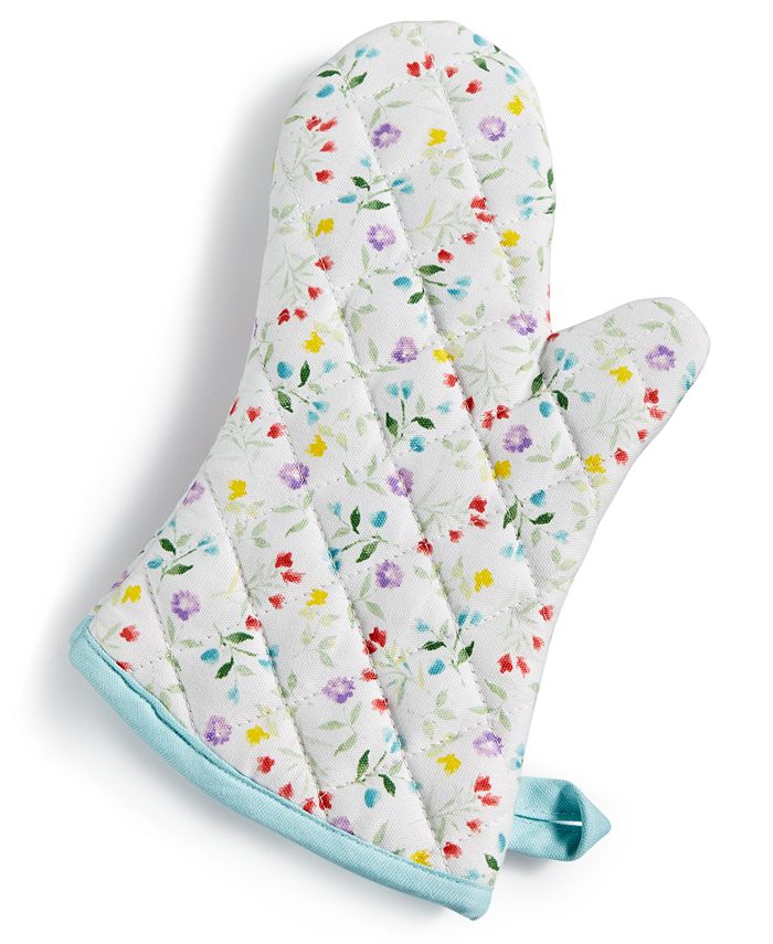 Martha Stewart Collection Flower Patch Oven Mitt, Created for Macy's ...