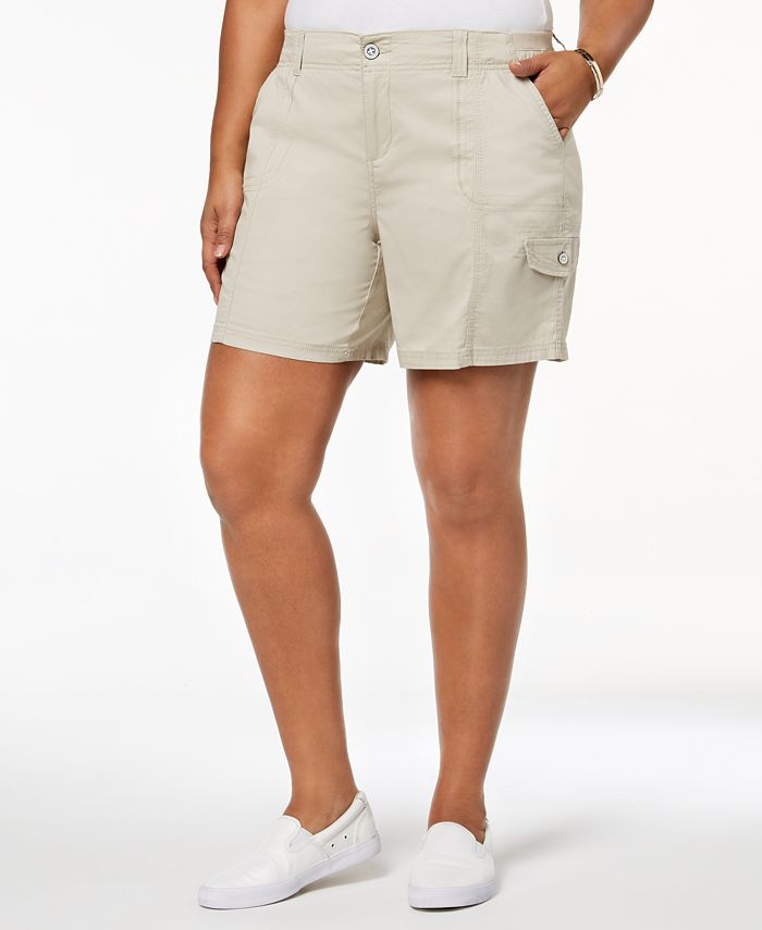 Style & Co Plus Size Cargo Shorts, Created for Macy's & Reviews