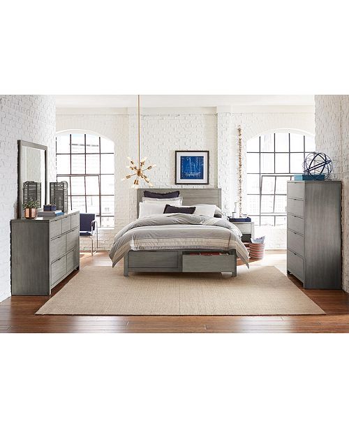 Furniture Tribeca Storage Platform Bedroom Furniture Collection Created For Macy S Reviews Furniture Macy S