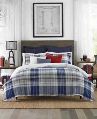 Tommy Hilfiger Poquonock Plaid Bedding Collection Reviews Bedding Collections Bed Bath Macy S