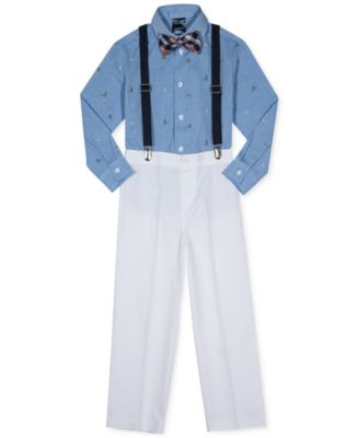 bow tie and suspenders set for toddlers