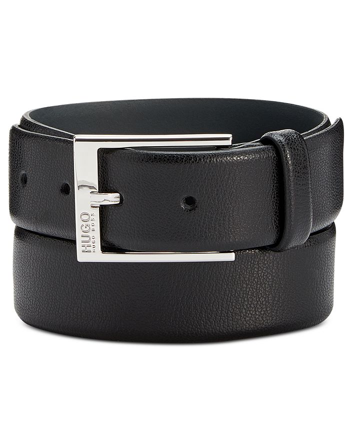Hugo Boss Men's Gellot Leather Belt & Reviews - All Accessories - Men - Macy's