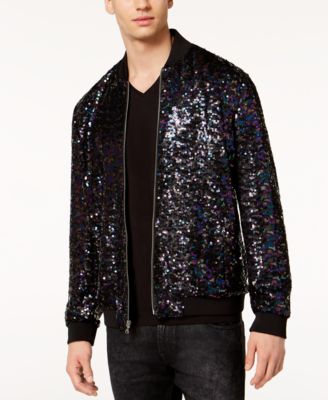 black sequin bomber jacket plus size