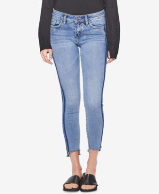 jeans with silver stripe