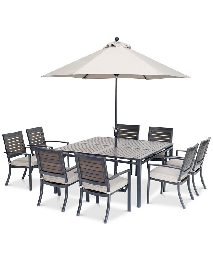 Square Dining Table Set For 8