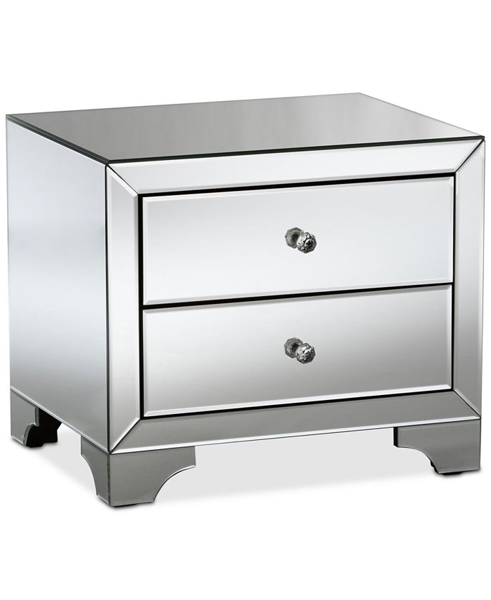 Enjoy free shipping with your order! farrah mirrored nightstand