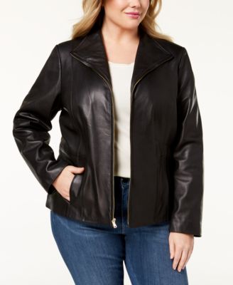 plus size leather jackets cheap