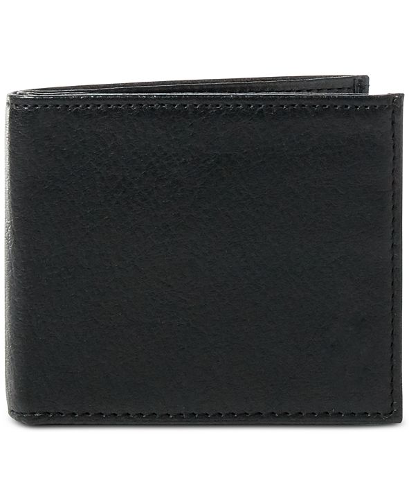 Polo Ralph Lauren Men's Wallet, Pebbled Bifold Wallet & Reviews - All ...