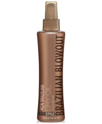 brazilian blowout dry oil