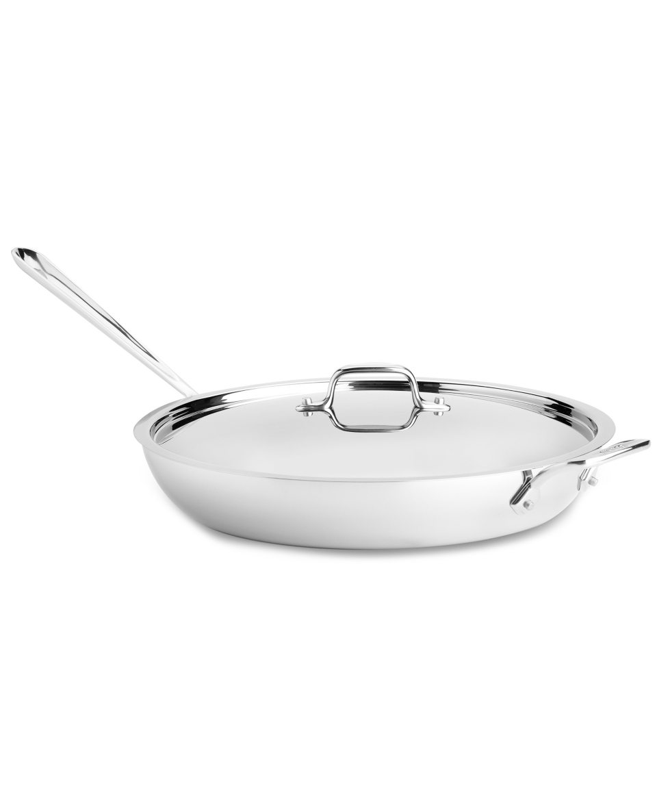 All Clad Stainless Steel Covered French Skillet, 13