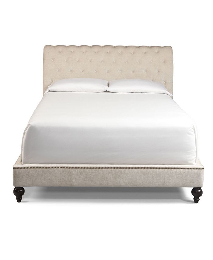 Furniture Victoria Upholstered King Bed & Reviews Furniture Macy's