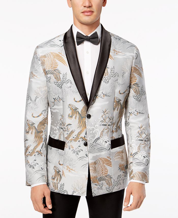 INC International Concepts I.N.C. Men's SlimFit Smoking Jacket