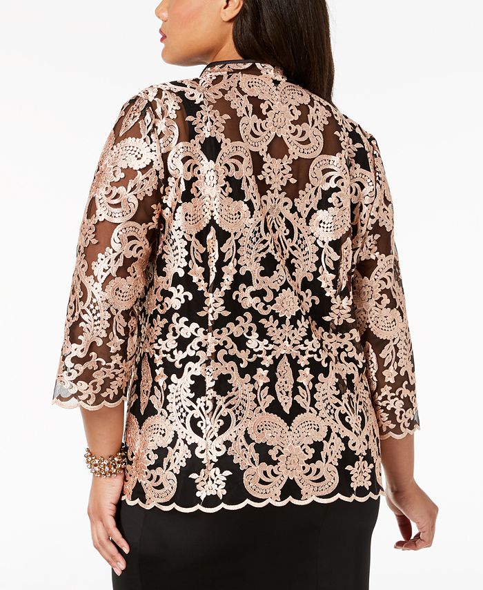 alex evenings plus size tops