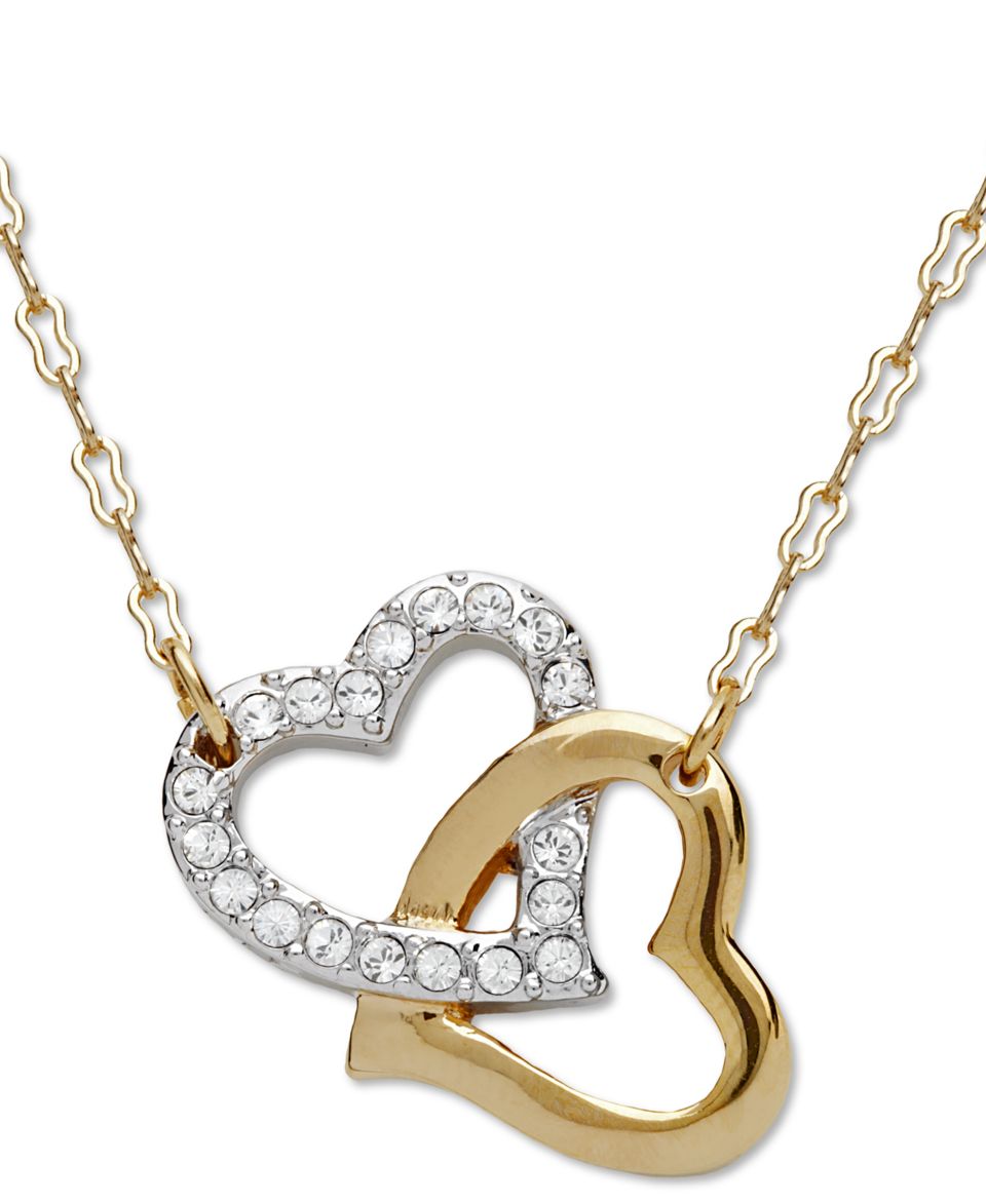 Swarovski Bracelet, Interlocking Crystal Hearts   Fashion Jewelry
