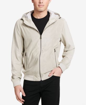 suede hoodie mens