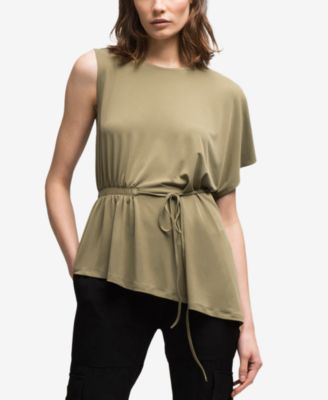 macy's asymmetrical tops