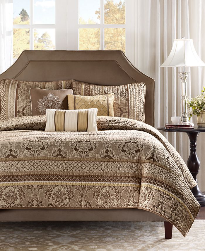 Madison Park Ophelia 6-Pc. Quilted King Coverlet Set ...