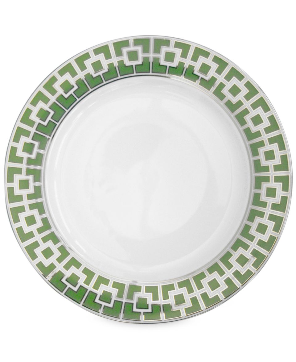 Jonathan Adler Dinnerware, Green Nixon Dessert Plate