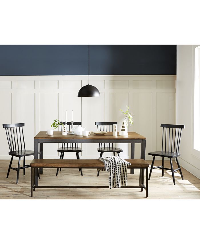 Furniture Bensen Dining Chair, 6Pc. Set (Set of 6 Chairs), Created for