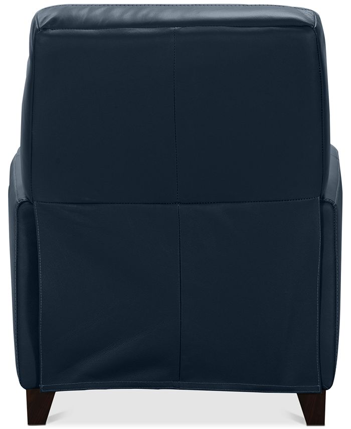 Furniture Myia Leather Pushback Recliner, Created for Macy's & Reviews