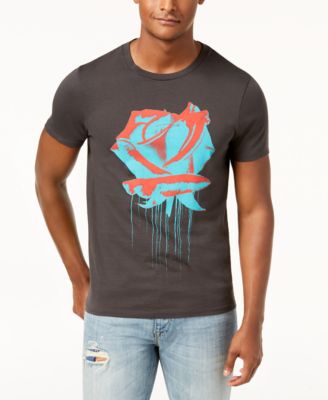 guess rose t shirt