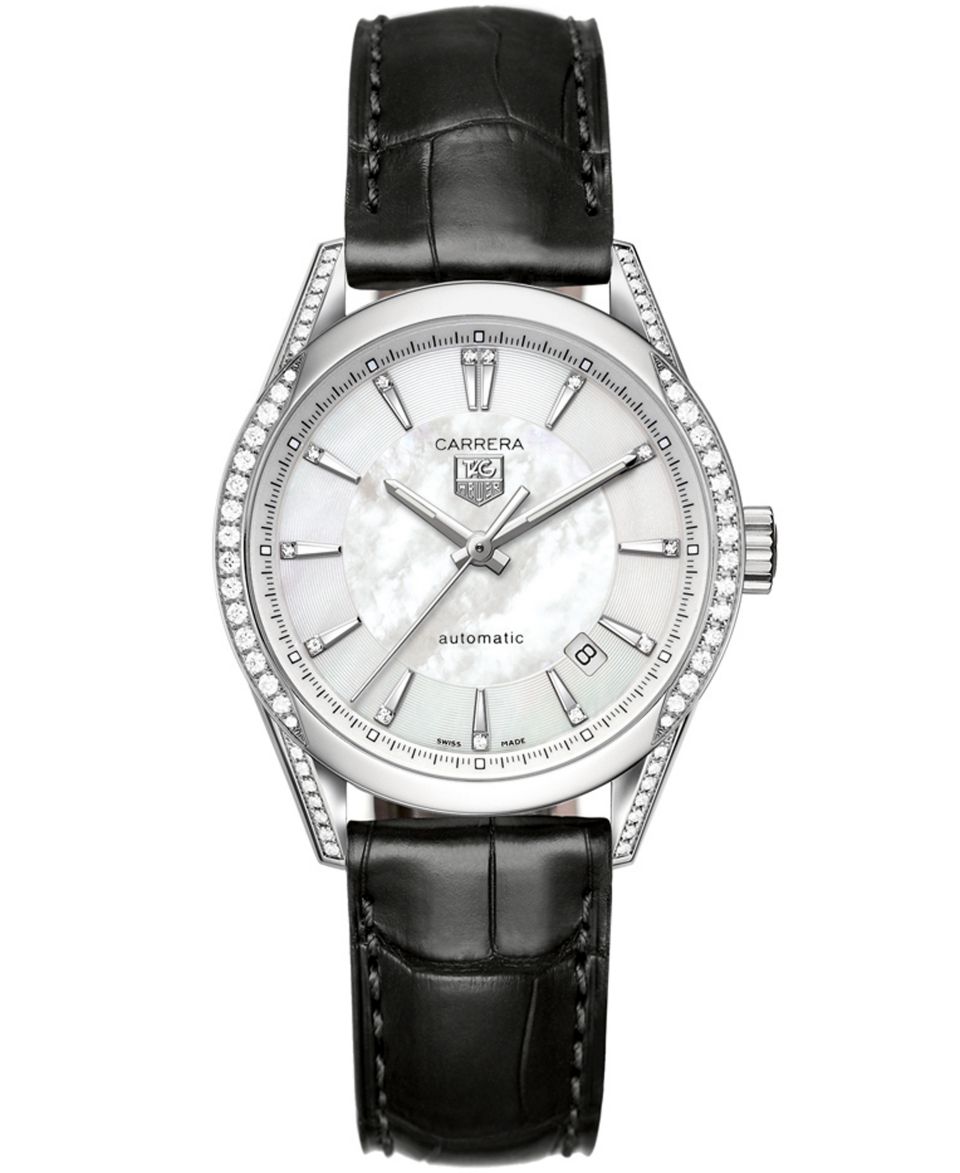 TAG Heuer Watch, Womens Automatic Carrera Diamond (5/8 ct. t.w