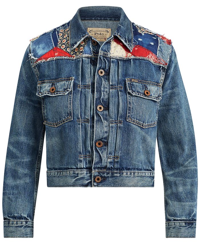 Polo Ralph Lauren Embroidered Denim Jacket & Reviews Jackets