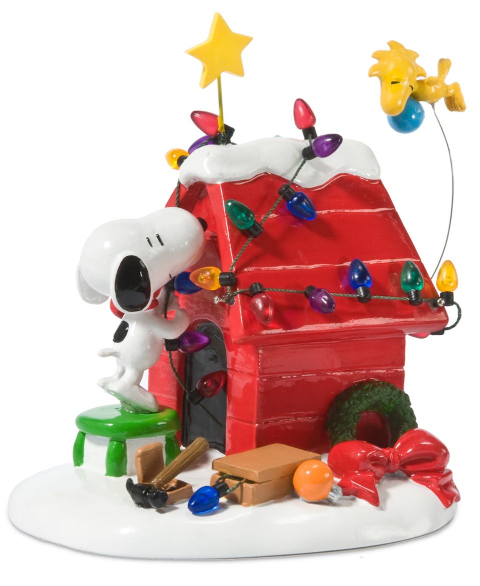 Department 56 Collectible Figurine, Peanuts Village Getting Ready for